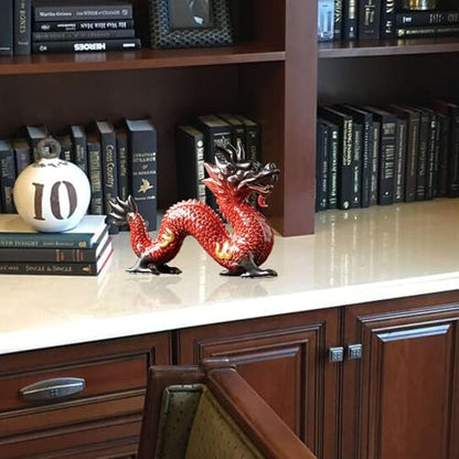 Feng Shui Ceramic Dragon Figurine