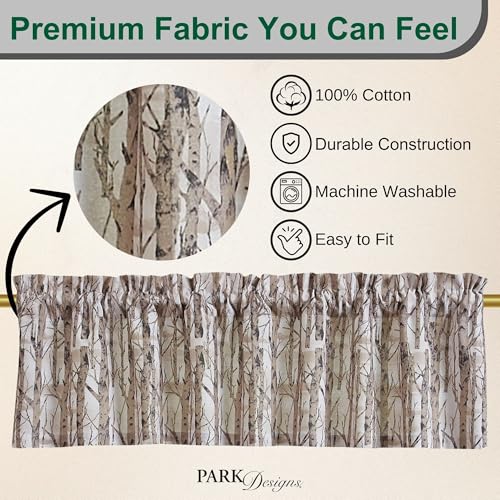 Park Designs Birch Forest Valance 72" x 14"