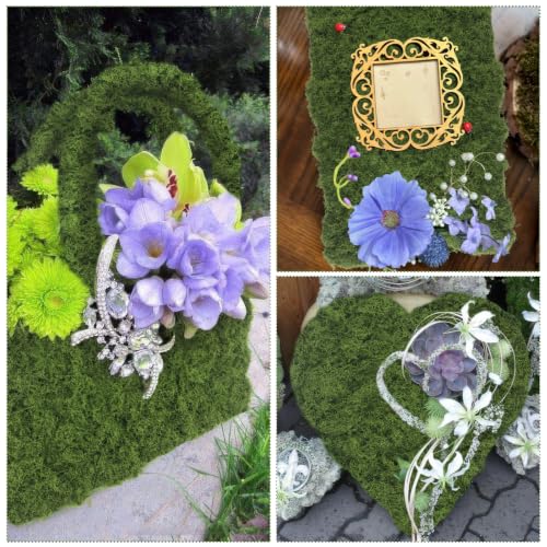 Fake Moss Blanket 39" x 20" Faux Moss Mat for Outdoor Planters