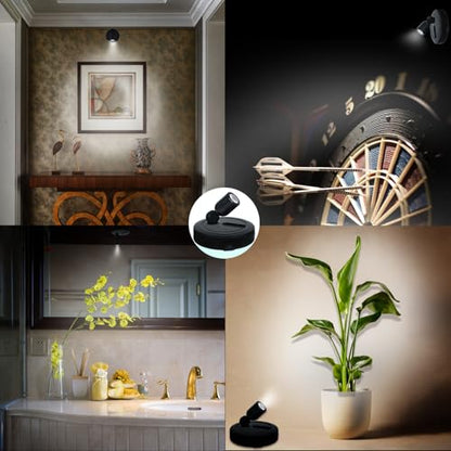 Rechargeable Spotlight, Indoor LED Spot Picture Lights for Plants
