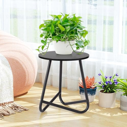 Plant Stand Indoor,Small Plant Table,Metal Display Rack,Black,14In - color: Black, size: 14 In
