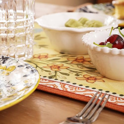 bilin gaier Designer French Linen Table Runner,71"x12"-Bellano - color: Bellano, size: 12"*71"