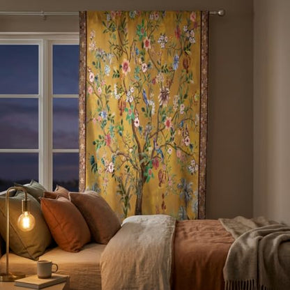 HMS Happy Memories Door Curtain, Tree of Life, 52"x84", 1 Panel - color: Tree of Life