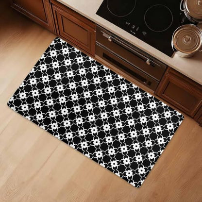 Kitchen Floor Mat 36x20in Waterproof Anti-Fatigue Kitchen Mats - color: Four Leaf Flower