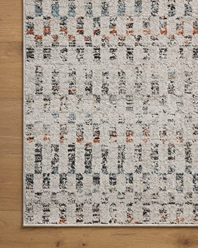 Loloi Kamala Grey/Multi 2'-7" x 8'-0" Runner Rug - color: Grey / Multi, size: 2'7" x 8' (Rectangular)