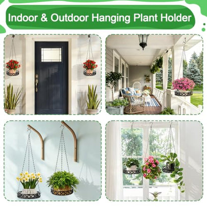 OwnMy 9.8" Plant Hanger Indoor Outdoor, Hanging Planter for Indoor Plants - size: 9.8 Inch