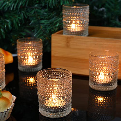 36 Pack Votive Candle Holders, Clear Tealight Candle Holder for Centerpiece - color: Clear