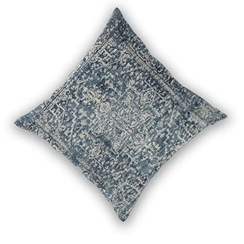 Navy Blue Carpet Pattern Boho Pillow Covers 18x18 Set of 2 - color: Navy Blue1, size: 18" x 18" (Pack of 2)