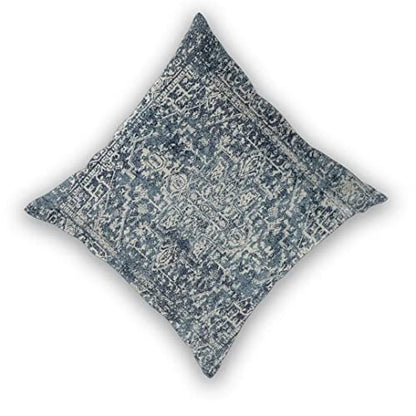 Navy Blue Carpet Pattern Boho Pillow Covers 18x18 Set of 2 - color: Navy Blue1, size: 18" x 18" (Pack of 2)