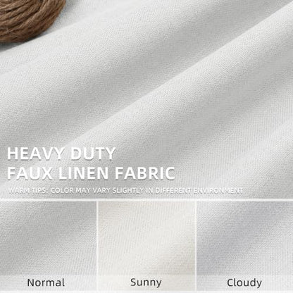 ChrisDowa White Blackout Curtains 72 Inches Long 2 Panels for Bedroom - color: White, size: 40"W x 72"L (Pack of 2)