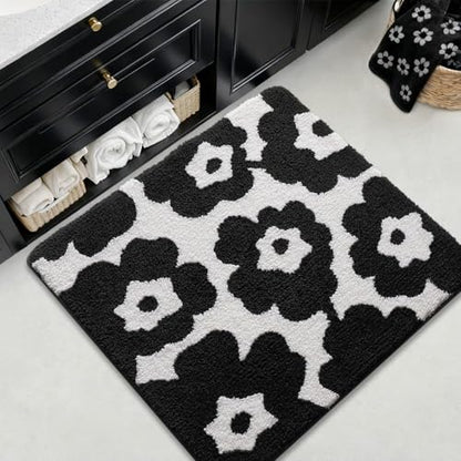 LUMI Square Bathroom Rug 26x26, Soft Absorbent Bath Mat, Non Slip - color: Dove Gray, size: 26"x26"