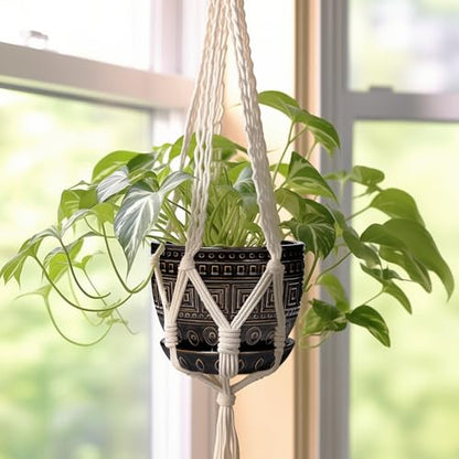 G EPGardening Ceramic Plant Pot, 5.5 Inch Ceramic Planter, Black - color: Palindrome Black