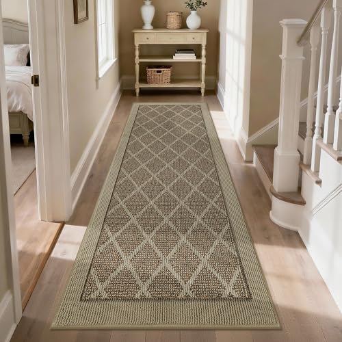 COSY HOMEER Hallway Runner Rugs Door Mat 2x6 Ft Dirt Trapper,Beige - color: Beige, size: 2' x 6' (Rectangular)