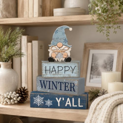 Christmas Decorations Indoor, Winter Snowflake Gnome Christmas Home Decor - style: Gnome