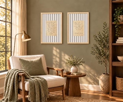 Framed Christian Bible Verse Isaiah 40:31 Canvas Wall Art Set of 2,12×16In - color: Beige, Black, Gold, Cream, Gray, size: 12"L x 16"W