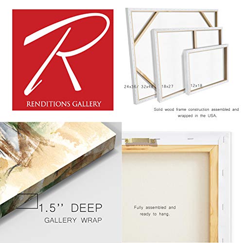 Renditions Gallery Home Wall Art Pictures Sunset View at Calm White Sandy Beach Canvas Hanging Prints for Living Room Office Walls - 12"X18" LT08 - color: Beach Driftwood, size: 18"L x 12"W