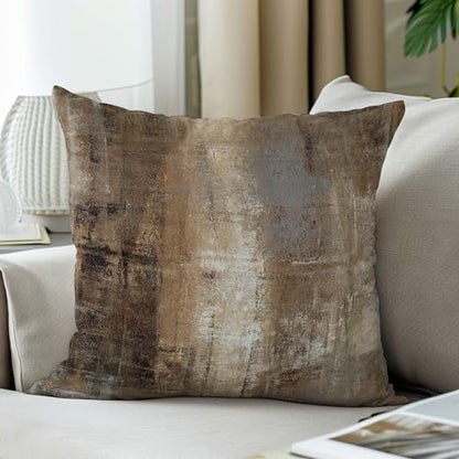 Throw Pillow Covers for Couch, 16x16 Inch, Set of 2, Taupe - color: Taupe, size: 16" x 16" (Pack of 2)