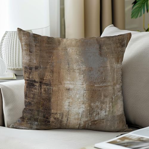 Throw Pillow Covers for Couch, 18x18 Inch, Set of 2, Taupe - color: Taupe, size: 18" x 18" (Pack of 2)