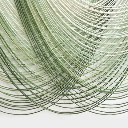 Macrame Wall Hanging Large Dip Dyed Boho Green Wall Art Decor 57"W*31"L - color: Green1