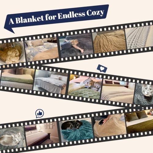 PHF Soft Cozy Fleece Blanket Twin, 340GSM Lightweight Warmth, Olive Green - color: Olive Green, size: Twin(66"x90")