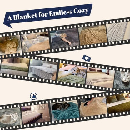 PHF Soft Cozy Fleece Blanket Twin, 340GSM Lightweight Warmth, Olive Green - color: Olive Green, size: Twin(66"x90")