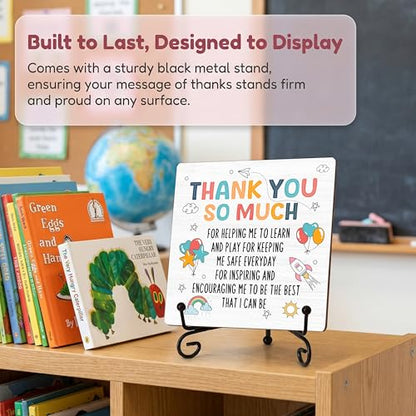 Teacher Appreciation Gifts, Back To School Gifts for Students Boys Girl - color: Thank You Teacher Quote