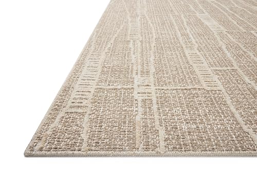 Loloi Amber Lewis Bexley Mushroom/Natural 2'-7" x 8'-0" Runner Rug - color: Mushroom / Natural, size: 2'7" x 8' (Rectangular)