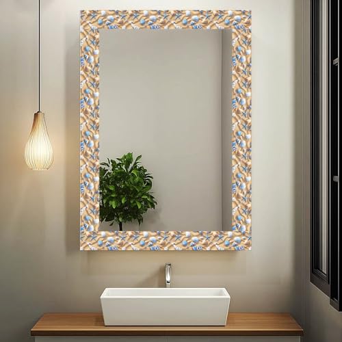 IVN Wallpaper Border Peel and Stick Wall Beach Starfish Seashell 4x196 Inch - color: Beach Starfish Seashell