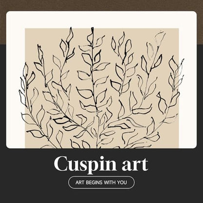 Framed Neutral Beige Matisse Abstract Wall Art for Bathroom, 12x16 Inch - color: Neutral, size: 12" W x 16" H x 4Pcs