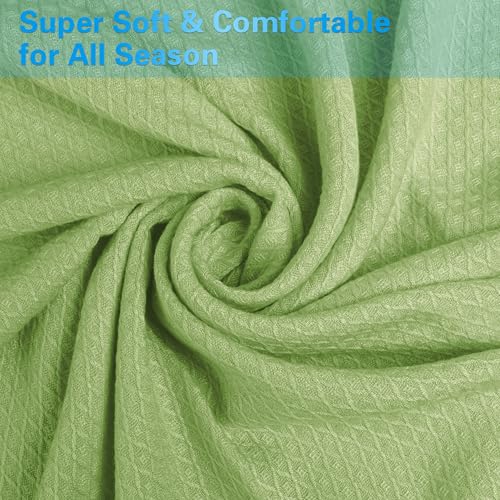 AmyHomie Cooling Blanket Queen Size 90"x90", 100% Rayon Derived from Bamboo - color: Green, size: Queen (90"x90")
