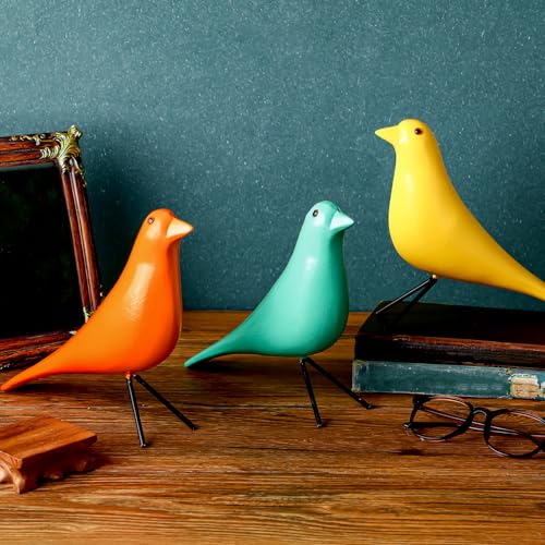 AceOrbit 3 Pcs Mid Century Modern Decor, Large Ceramic Birds - style: Retro Style