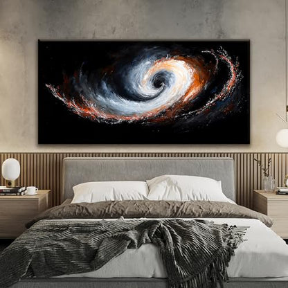 QSQ Large Abstract Wall Art For Living Room Print 29 × 58 In - color: KA7B, size: 58"L x 29"W