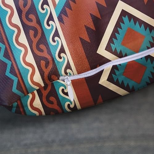 Throw Pillow Covers, Boho Geometric, Set of 4, 18"x18" - color: Southwestern Tribal