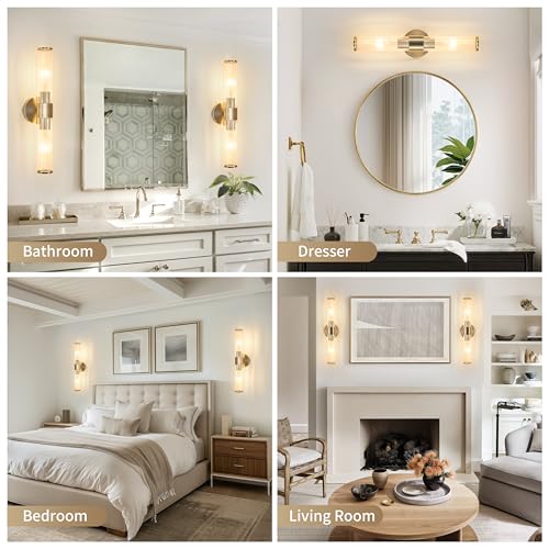 Morauroral Sand Nickel Battery Operated Wall Sconces Set of Two - color: Sand Nickel