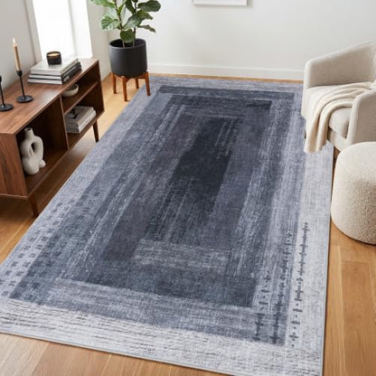 Neutral Geometric Grey 9x12 ft Large Rug for Living Room Bedroom - color: Grey, size: 9' x 12' (Rectangular)