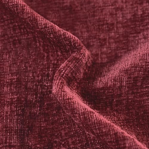CaliTime Decorative Couch Throw Pillow Covers 16 X 16 Inches Burgundy - color: Burgundy, size: 16" x 16" (Pack of 2)