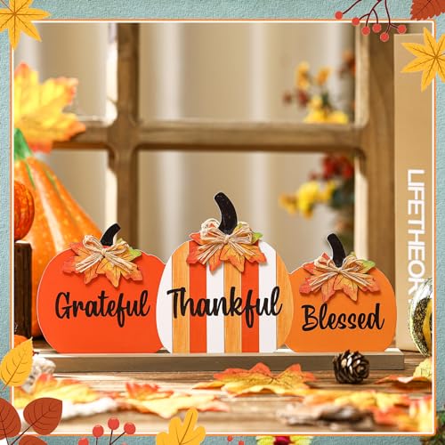 Fall Thanksgiving Pumpkin Wooden Sign Office Home Decor - style: Classic Pumpkin