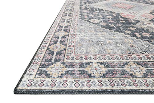 Loloi Skye Charcoal/Multi 2'-3" x 3'-9" Accent Rug - color: Charcoal / Multi, size: 2'3" x 3'9" (Rectangular)