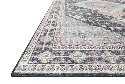 Loloi Skye Charcoal/Multi 2'-3" x 3'-9" Accent Rug - color: Charcoal / Multi, size: 2'3" x 3'9" (Rectangular)