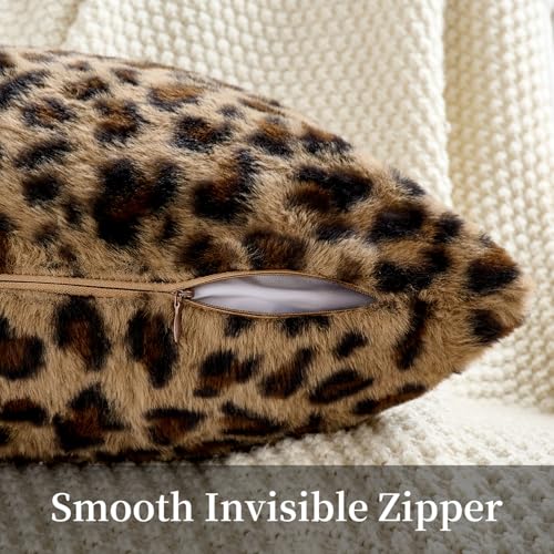 GALMAXS7 Cheetah Pillow Covers Leopard Throw Pillow Covers Set of 2, 20x20 - color: Cheetah, size: 20" x 20" (Pack of 2)