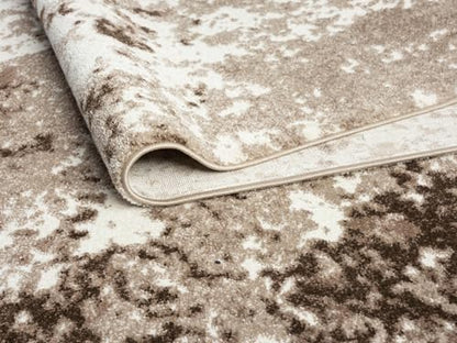 Keen Home Design Abstract Non-Shedding Runner Rug, Soft Thick Pile, 2x8 - color: Skies Beige, size: 2'8" x 7'7" (Runner)