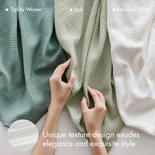 Madison Park 100% Egyptian Cotton King Size Bed Blanket for Summer White - color: White, size: King