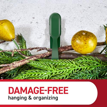 Command Garland Hanger, Garland Green, 6 bundlers, 12 Strips - size: 6 Garland Hangers