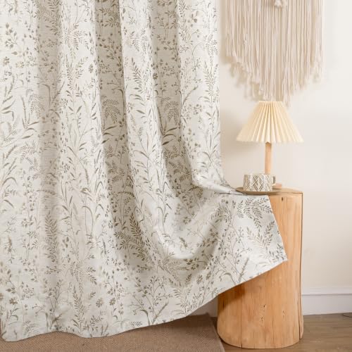 BGment Camel Linen Curtains for Living Room 72 Inch Length 2 Panels - color: Camel, size: 52"W x 72"L (Pack of 2)