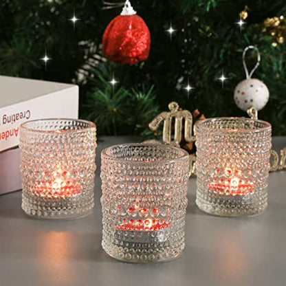 36 Pack Votive Candle Holders, Clear Tealight Candle Holder for Centerpiece - color: Clear