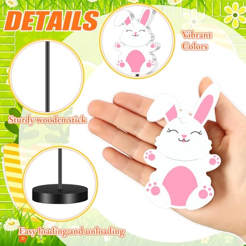 DoubleFill 6 Pcs Easter Decoration for Home Table Centerpieces - style: Easter