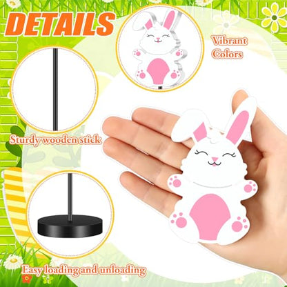 DoubleFill 6 Pcs Easter Decoration for Home Table Centerpieces - style: Easter