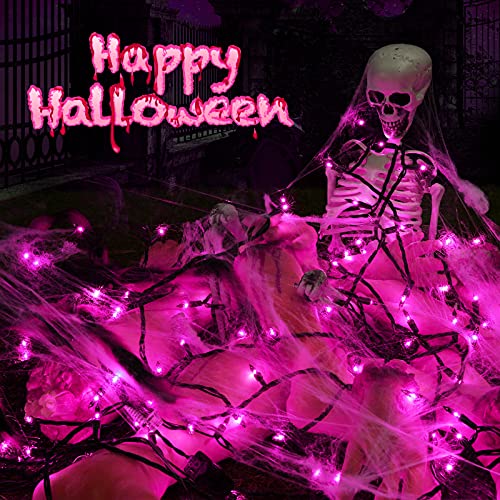 Toodour Purple Halloween Lights, 75ft 300 Count Incandescent String Lights - color: Purple, size: 75ft