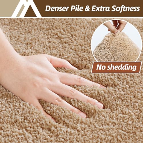 COSYHOMEER Extra Thick Bath Rugs for Bathroom Non Slip Bath Mat 24x48 Beige - color: Beige, size: 2' X 4' (Rectangular)