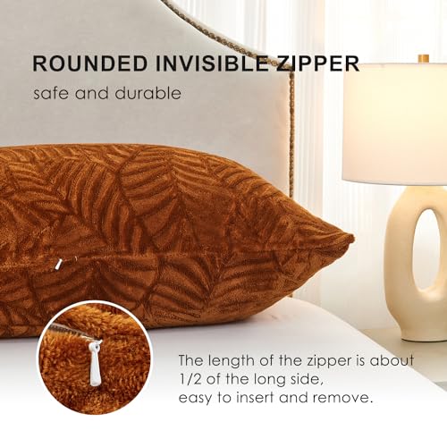 SOCHOW Fall Body Pillow Cover 21x54 Inches,1 Pack, Caramel - color: Caramel, size: 54" x 21" (Pack of 1)